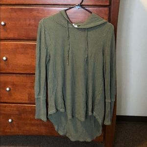 Olive Green long sleeve hoodie